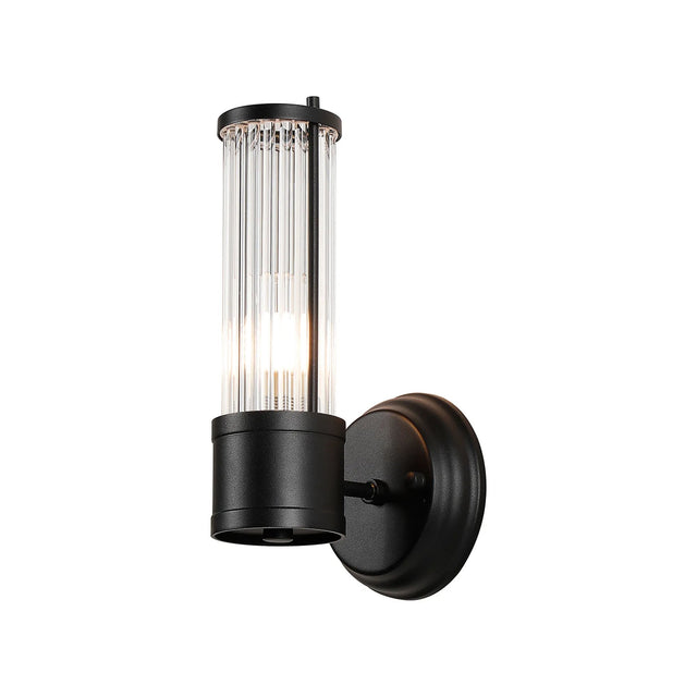 Loovens 1 Light Wall E14 IP44 Satin Black