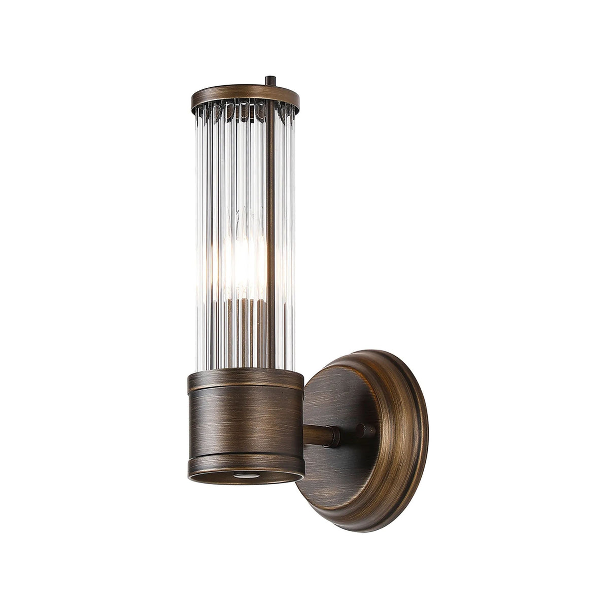 Loovens 1 Light Wall E14 IP44 Bronze