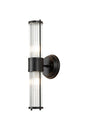 Loovens 2 Light Wall Up & Down E14 IP44 Satin Black