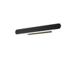 Lowrey 40cm Linear Wall Lamp, 1 x 18W LED, 4000K, 805lm, Satin Black