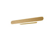 Lowrey 40cm Linear Wall Lamp, 1 x 18W LED, 3000K, 805lm, Sand Gold