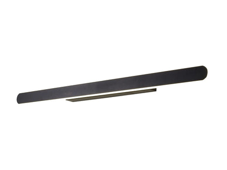 Lowrey 80cm Linear Wall Lamp, 1 x 30W LED, 4000K, 1300lm, Satin Black
