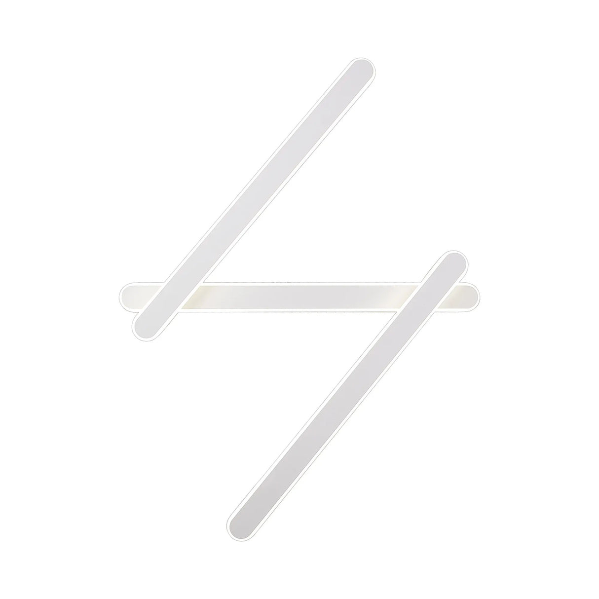 Lowrey Adjustable 3 Arm Wall Lamp, 24W LED, 4000K, Sand White