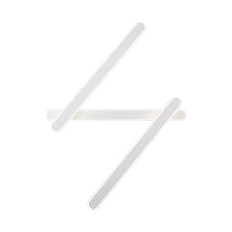 Lowrey Adjustable 3 Arm Wall Lamp, 24W LED, 4000K, Sand White