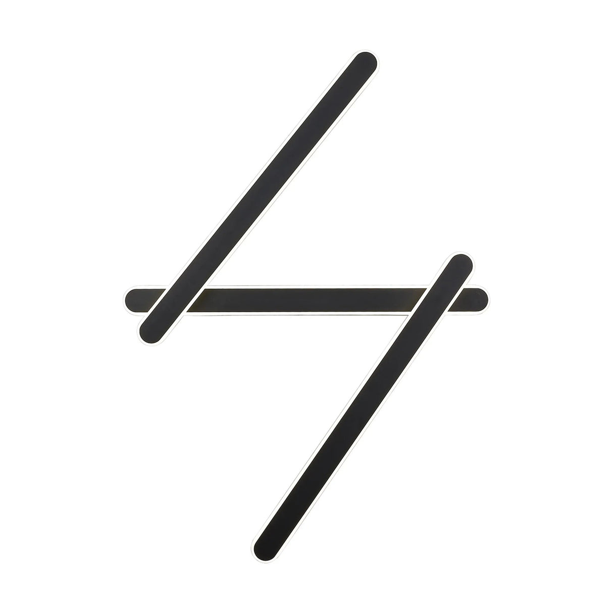 Lowrey Adjustable 3 Arm Wall Lamp, 24W LED, 4000K, Satin Black