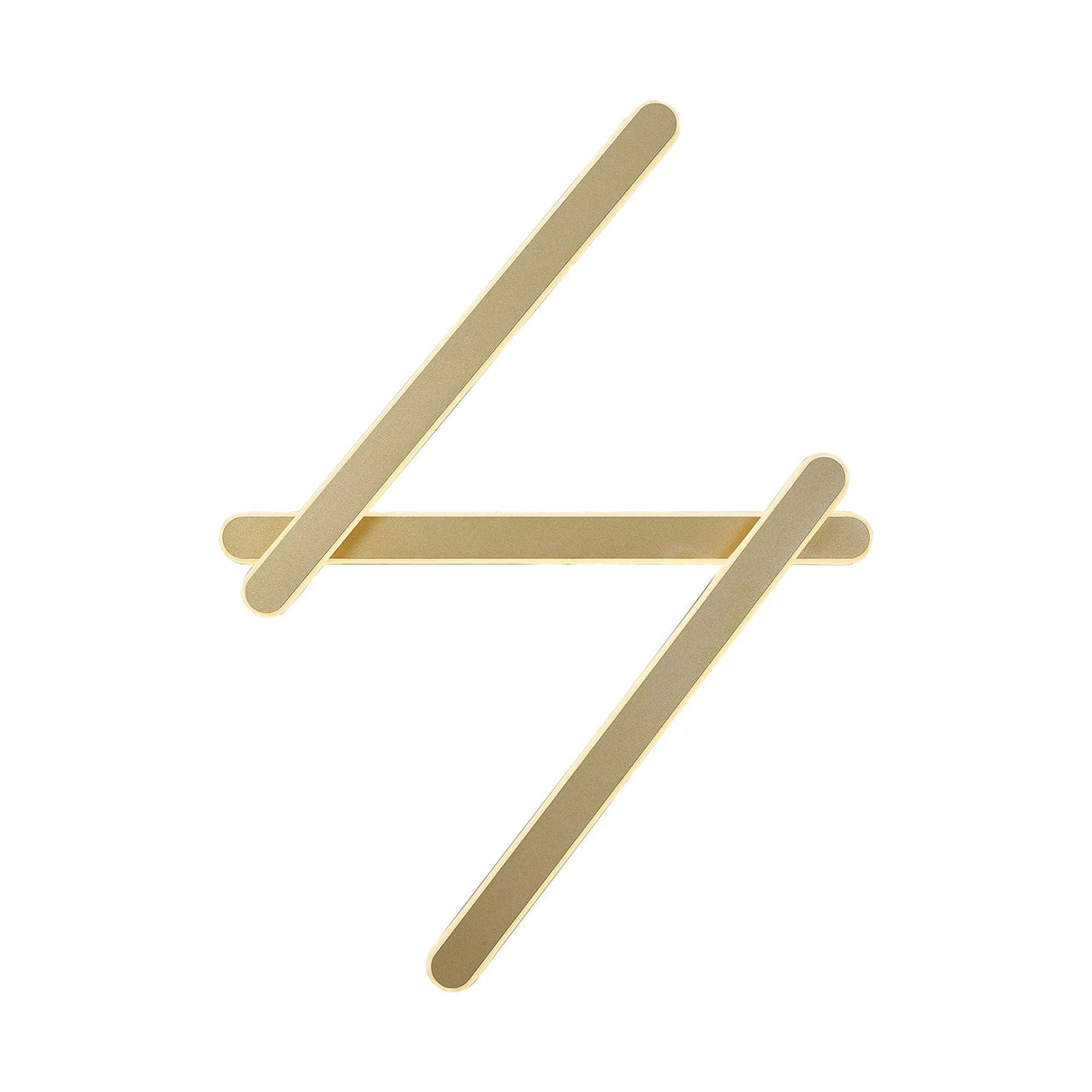 Lowrey Dimmable Adjustable 3 Arm Wall Lamp, 24W LED, 3000K, Sand Gold