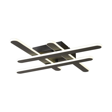 Lowrey Dimmable Lattice Ceiling, 40W LED, 4000K, Satin Black