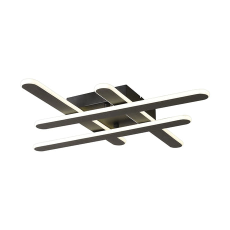 Lowrey Lattice Ceiling, 40W LED, 4000K, Satin Black