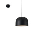 Madeley 22cm Pendant, 1 x E27, Sand Black
