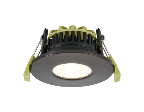 Marangony 4/6/8W, Triac Dimmable 4CCT LED Fire Rated Downlight, Dark Brown Fascia, Cut Out: 70mm, 400/600/800lm, 60° Deg, IP65 DRIVER INC. 5yrs Wrnty