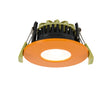 Marangony 4/6/8W, Triac Dimmable 4CCT LED Fire Rated Downlight, Orange Fascia, Cut Out: 70mm, 400/600/800lm, 60° Deg, IP65 DRIVER INC. 5yrs Wrnty