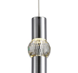 Mclvor 1 Light Pendant, 1 x 5W LED, 3000K, 118lm, Polished Chrome, 3yrs Warranty