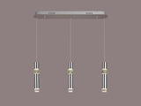 Mclvor 3 Light Linear Pendant, 3 x 5W LED, 3000K, 304lm, Polished Chrome, 3yrs Warranty
