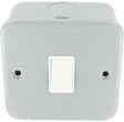 Deligo Metal Clad Switch 10A 1 Gang - MCR21