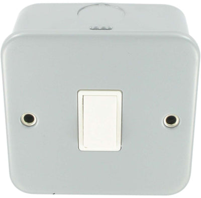 Deligo Metal Clad Switch 10A 1 Gang - MCR21