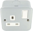Deligo Metal Clad Socket SP 13A 1-Gang - MCSS1