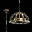 Ellison Medium Dome Pendant, 3 x E27, Antique Brass