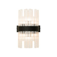 Melville 6 Light G9, Wall Light, Satin Black / Clear