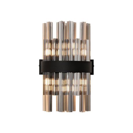 Melville 6 Light G9, Wall Light, Satin Black / Smoke