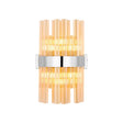 Melville 6 Light G9, Wall Light, Polished Nickel / Amber