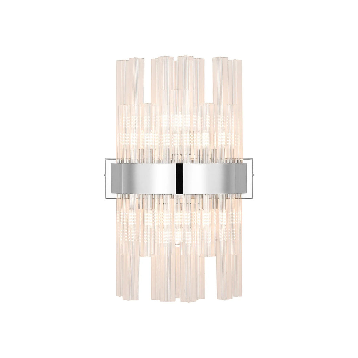 Melville 6 Light G9, Wall Light, Polished Nickel / Clear