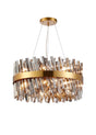 Melville 18 x G9, Pendant Round, Brass/Smoke (16.81kg)