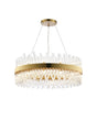 Melville 24 x G9, Pendant Round, Brass/Clear (23.13kg)