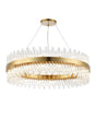 Melville 32 x G9, Pendant Round, Brass/Clear (29.51kg)