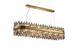 Melville 36 x G9, Pendant Oblong, Brass/Smoke (33.98kg)