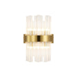 Melville 4 x G9, Wall Light, Brass/Clear