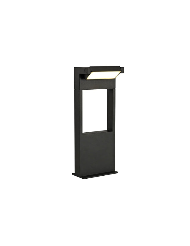 Moncur Short Post, 10W LED, 3000K, IP54, Graphite Black