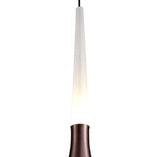 Montgomery 1 Light Pendant, 1 x 5W LED, 3000K, 213lm, Satin Brown, 3yrs Warranty