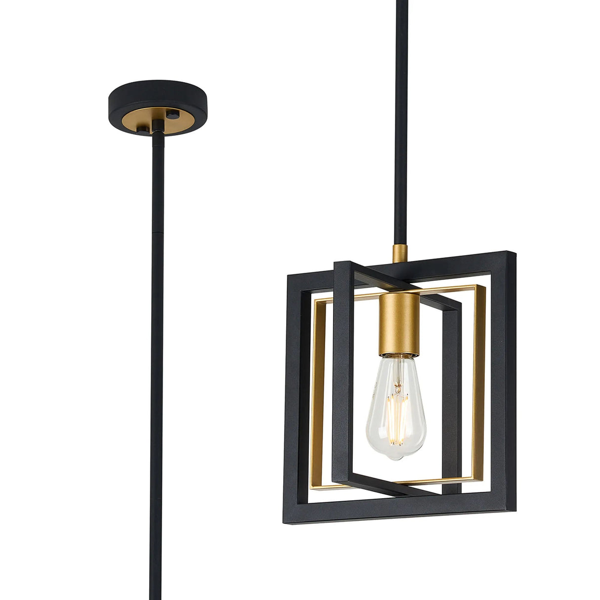 Munroe Square 1 Light Multi Height Pendant