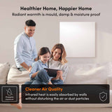 Ecostrad Opus iQ 270W WiFi Infrared Ceiling Panel Heater White – O606-IQC