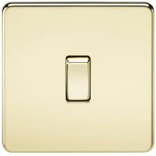 Knightsbridge SF2000 - 1G 2 WAY SWITCH 10AX 230V range in various colour options