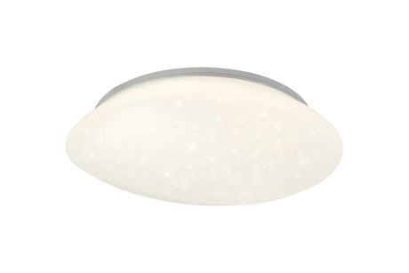 Palmer Ceiling, 24W LED, 4000K, IP44, White Acrylic