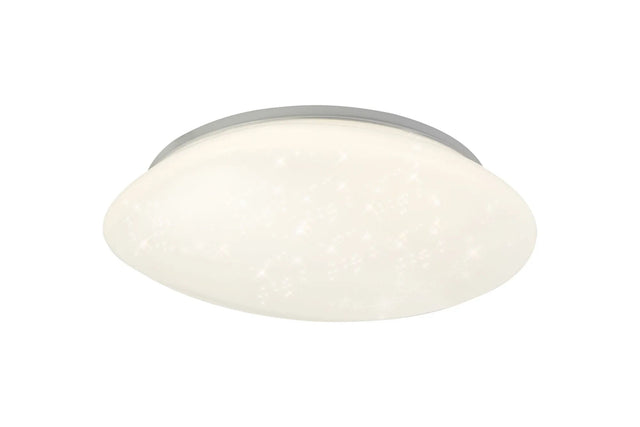 Palmer Ceiling, 24W LED, 4000K, IP44, White Acrylic