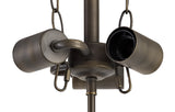 Park Semi Ceiling Kit, 3 x E27, Aged Antique Brass