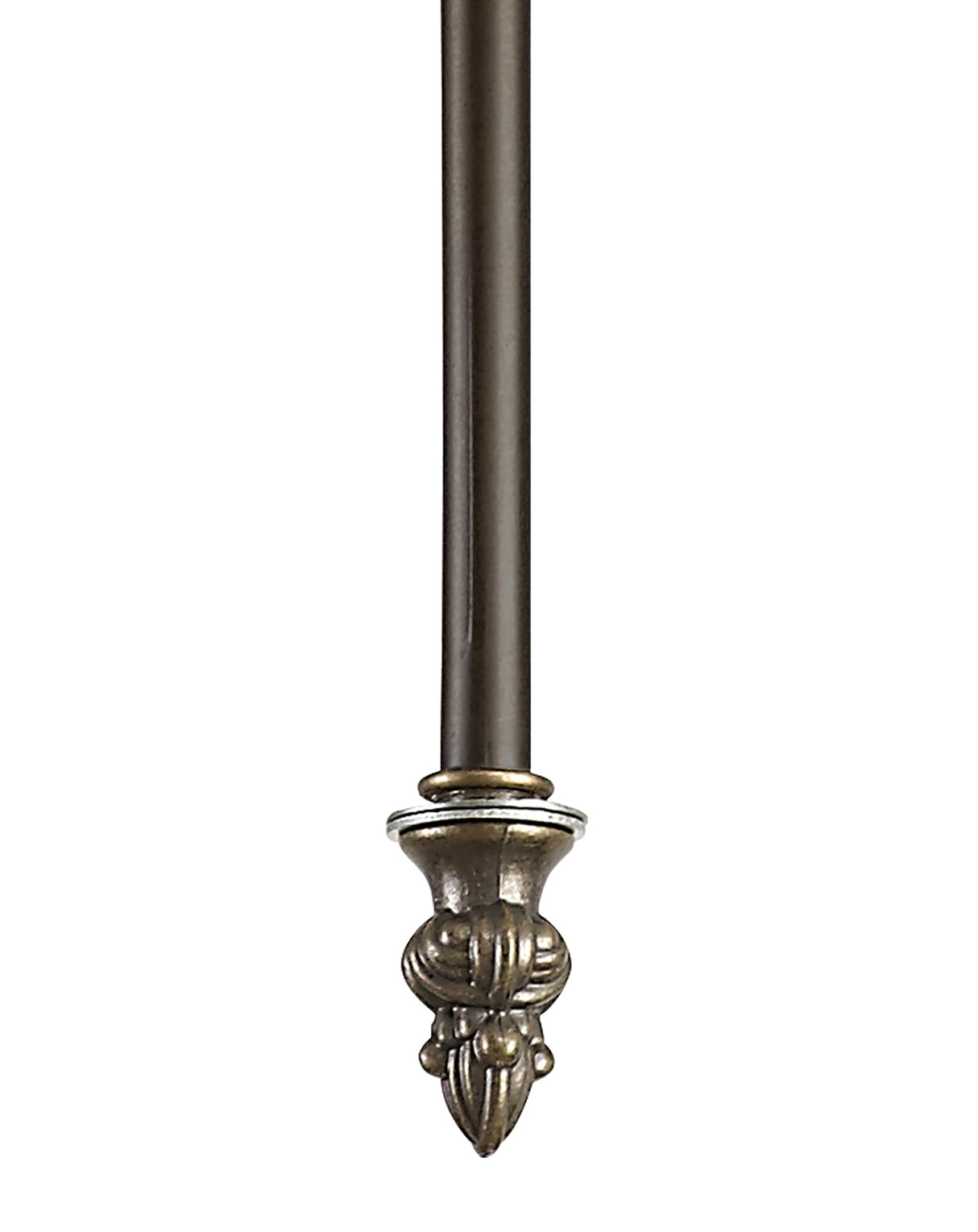 Park Semi Ceiling Kit, 3 x E27, Aged Antique Brass