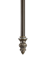 Park Semi Ceiling Kit, 3 x E27, Aged Antique Brass