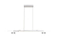 Parke Extendable Linear Pendant , 24W LED, 4000K, Sand White/Aluminium