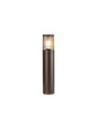 Pascoe 45cm Post Lamp 1 x E27, IP54, Matt Brown/Smoked