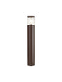 Pascoe 65cm Post Lamp 1 x E27, IP54, Matt Brown/Clear