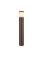 Pascoe 65cm Post Lamp 1 x E27, IP54, Matt Brown/Opal