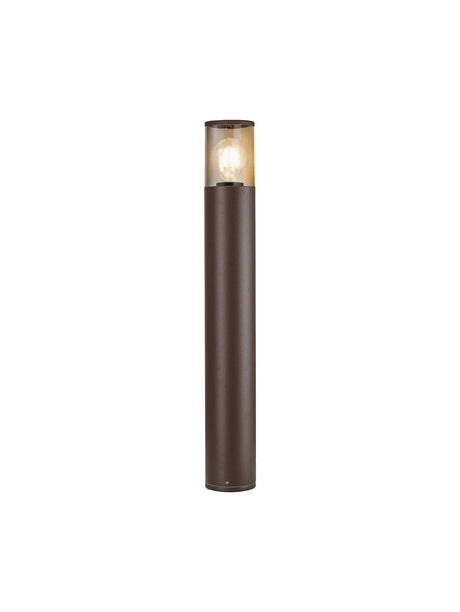 Pascoe 65cm Post Lamp 1 x E27, IP54, Matt Brown/Smoked
