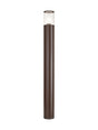 Pascoe 90cm Post Lamp 1 x E27, IP54, Matt Brown/Clear