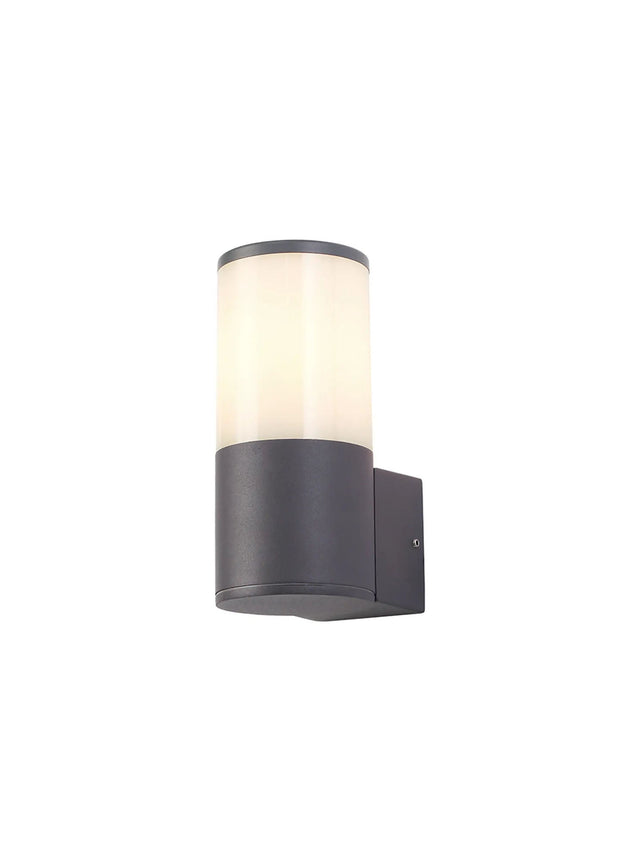 Pascoe Wall Lamp 1 x E27, IP54, Anthracite/Opal