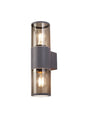 Pascoe Wall Lamp 2 x E27, IP54, Anthracite/Smoked
