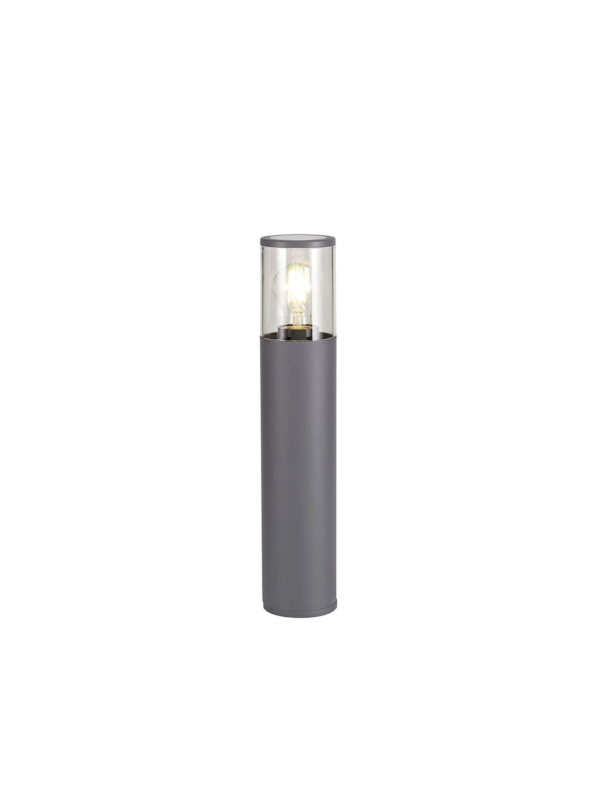 Pascoe 45cm Post Lamp 1 x E27, IP54, Anthracite/Clear