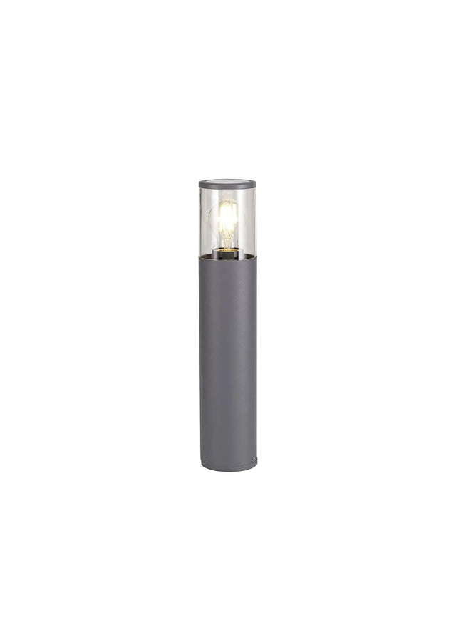 Pascoe 45cm Post Lamp 1 x E27, IP54, Anthracite/Clear